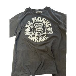 Gas Monkey tshirt black white gorilla extra‎ large